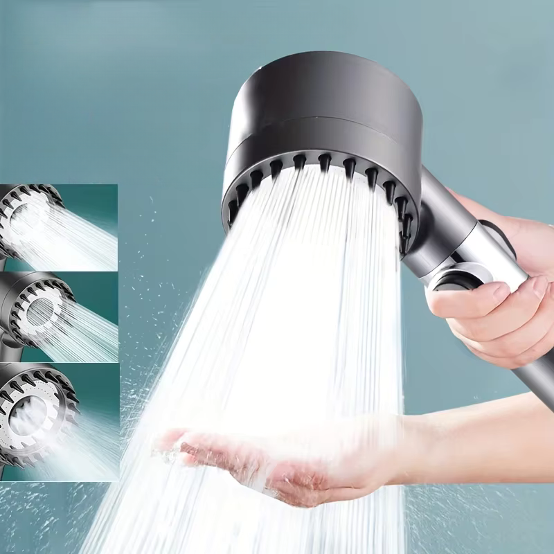High-Pressure Water Filtering Shower Head with 4 Adjustable Modes – Durable ABS Design 0