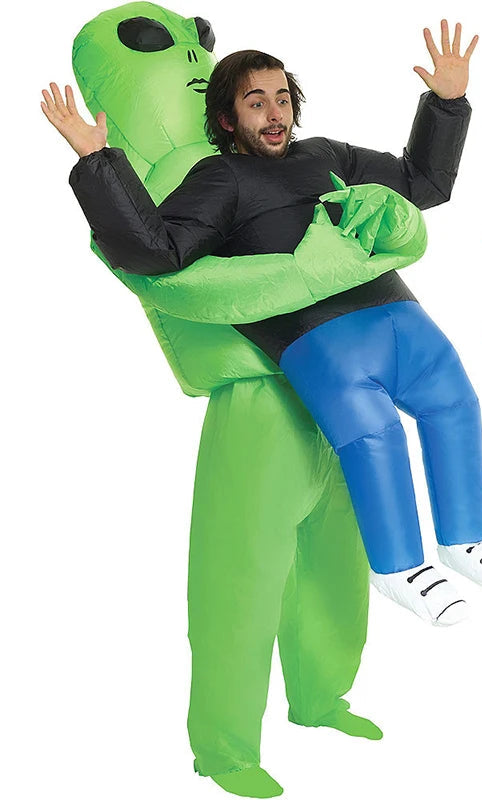 Inflatable Alien Costume for Adults and Kids – Fun Halloween Costume with Quick Inflation and Durable Eco-Friendly Material