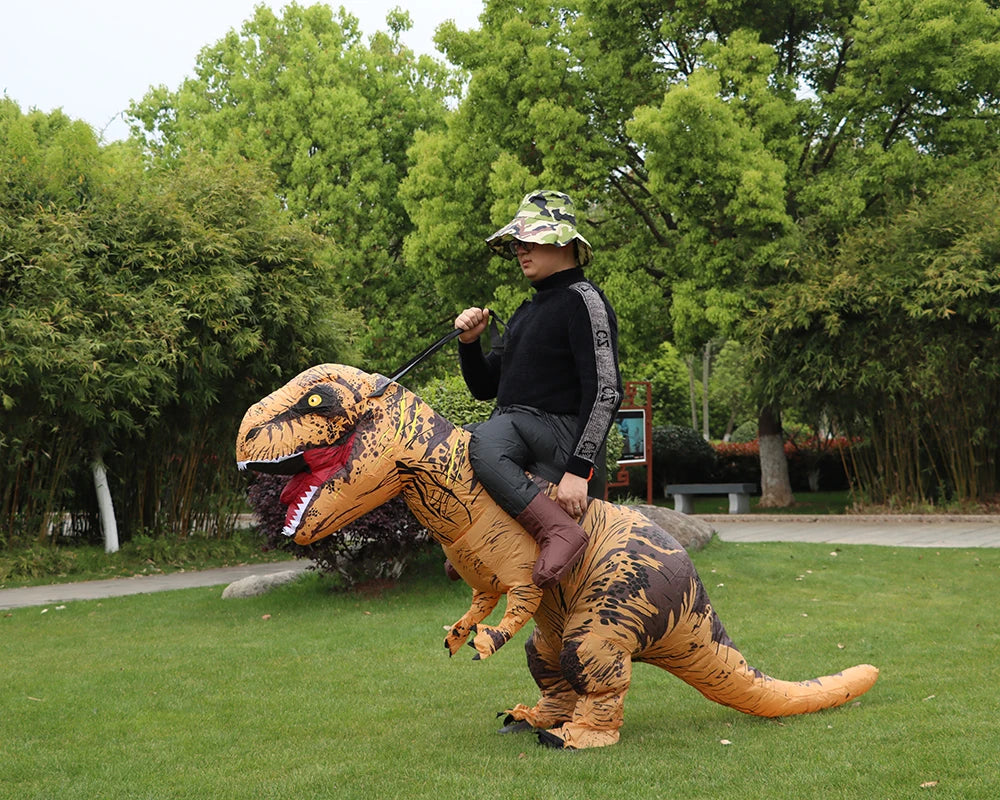 Inflatable T-Rex Costume for Adults – Fun Unisex Dinosaur Outfit for Halloween Parties