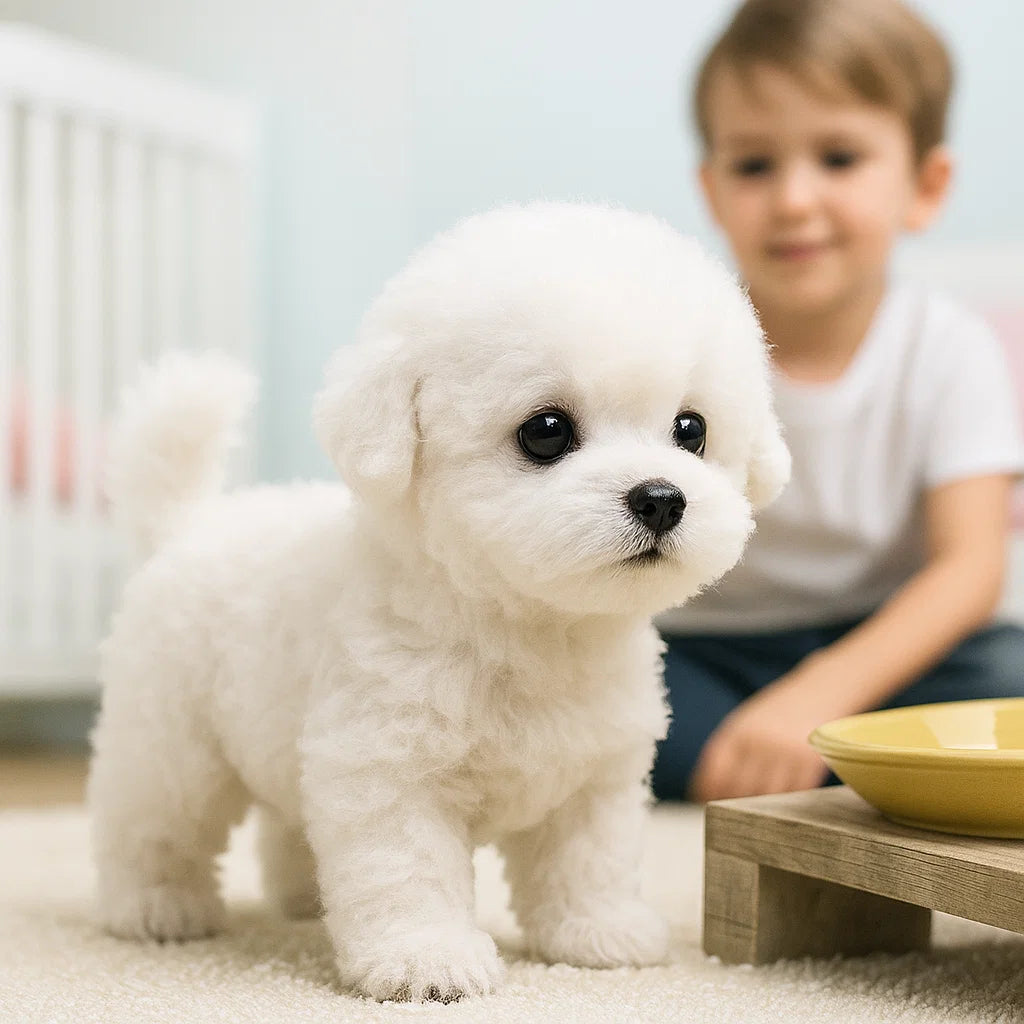 Interactive Plush Robot Puppy Toy with Realistic Movements and Sounds – Eco-Friendly Plush Companion for All Ages 0