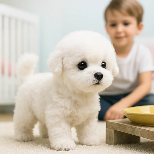 Interactive Plush Robot Puppy Toy with Realistic Movements and Sounds – Eco-Friendly Plush Companion for All Ages 0
