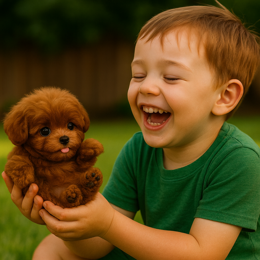Interactive Robot Dog Toy with Realistic Movements – Battery Operated Plush Puppy for Kids 1