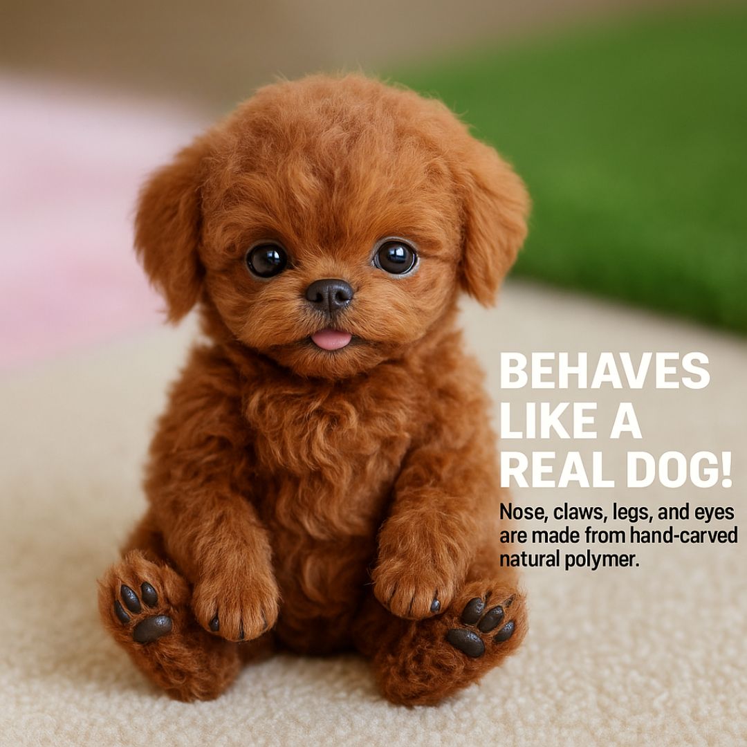 Interactive Robot Dog Toy with Realistic Movements – Battery Operated Plush Puppy for Kids 5