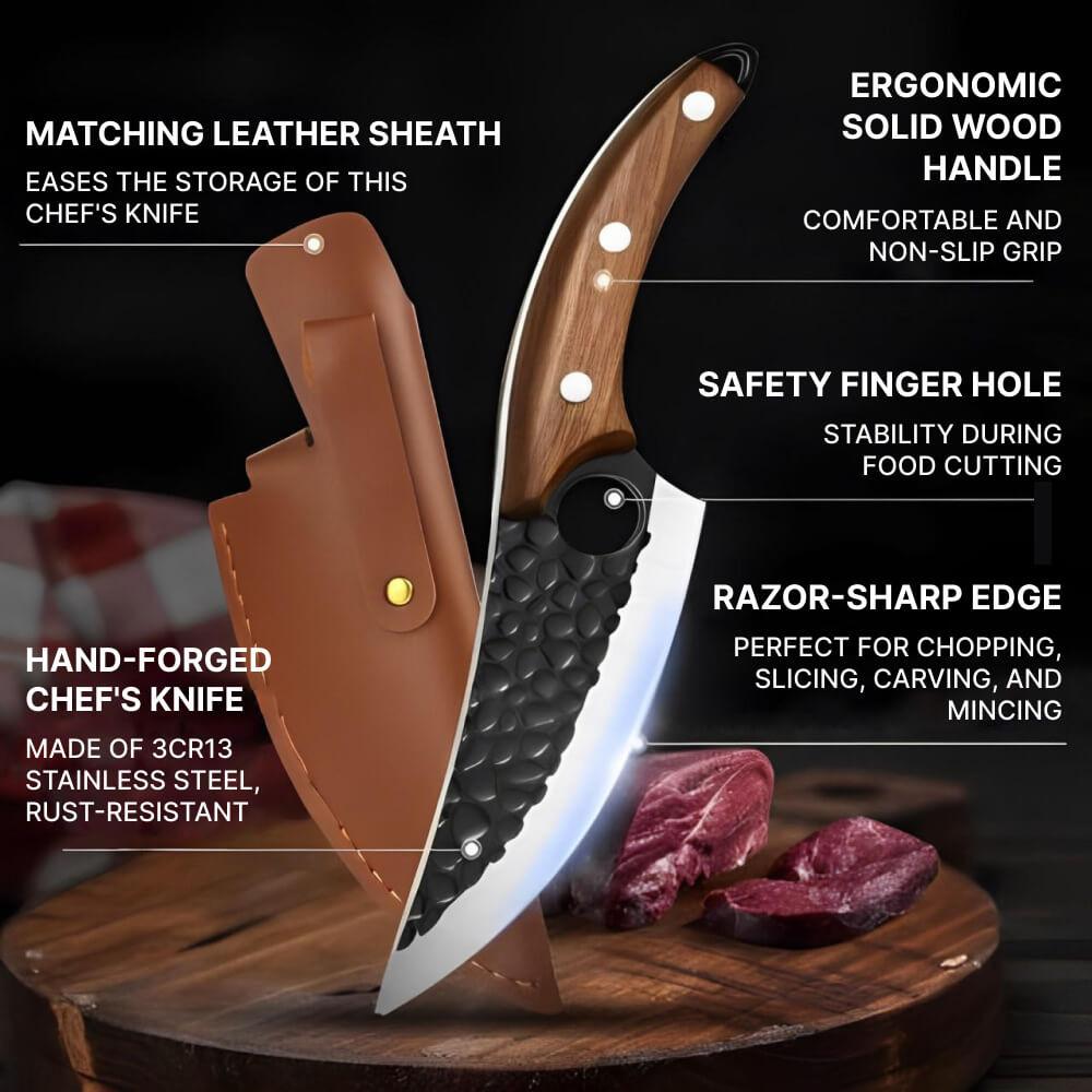 Japanese Kitchen Knife – Handcrafted Culinary Tool with Precision Cutting and Comfortable Grip 5