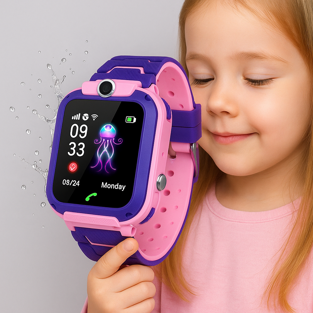 Kids Waterproof Smartwatch with GPS Tracking, SOS Function, and Colorful Touchscreen – Durable and Fun Design 5