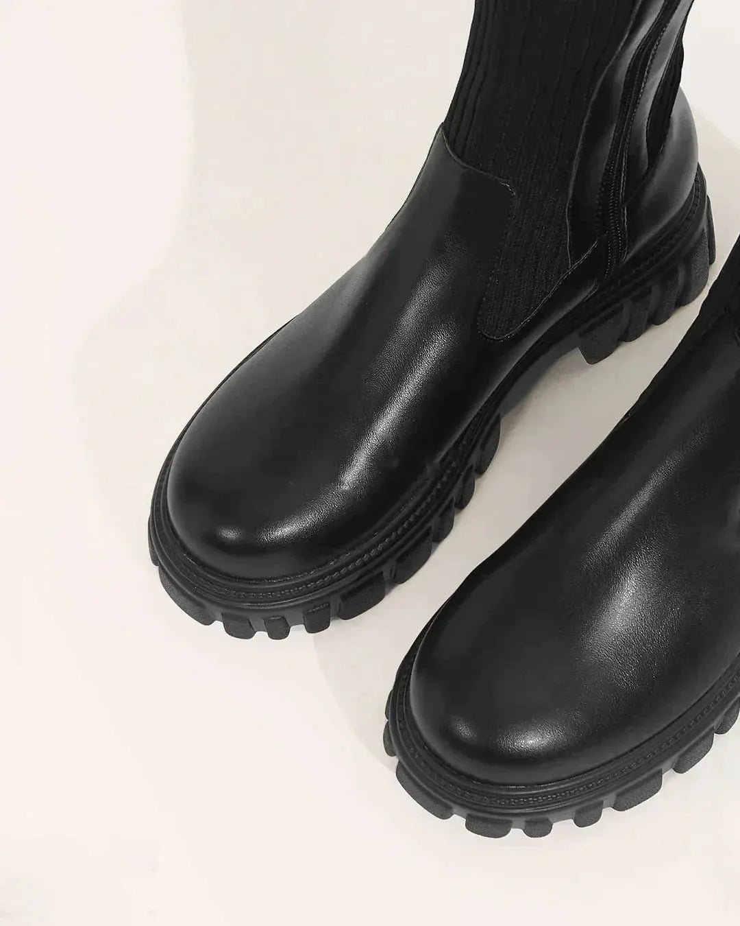 Knee High Stretch Knit Boots for Women – Comfortable and Sleek Design 4