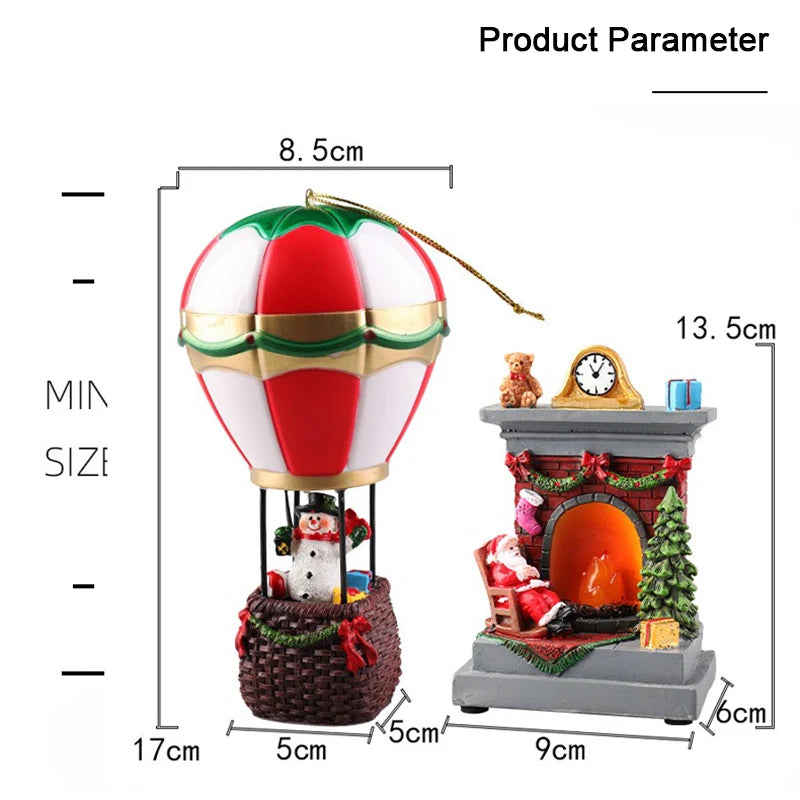 LED Christmas Lights - Santa Claus and Snowman Decorative Holiday Lights for Indoor and Outdoor Use 5