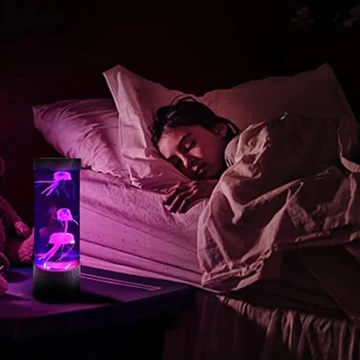 LED Jellyfish Aquarium Night Light with Color-Changing Effects for Relaxation and Stress Relief 2