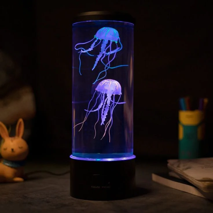LED Jellyfish Aquarium Night Light with Color-Changing Effects for Relaxation and Stress Relief 5