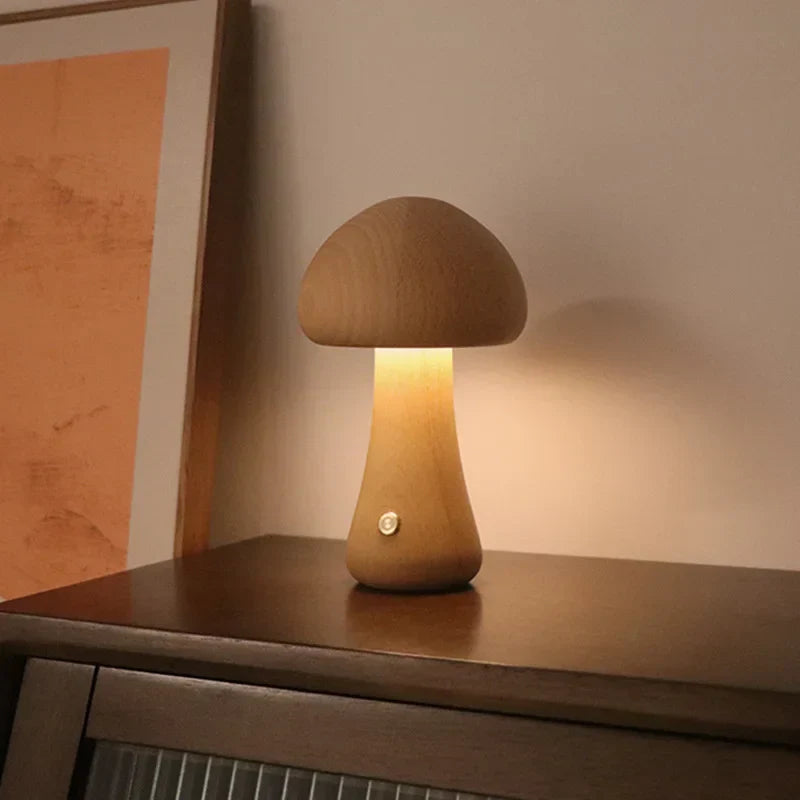 LED Touch Control Table Lamp – Soft Light Mushroom Design for Bedroom and Kids' Room 10