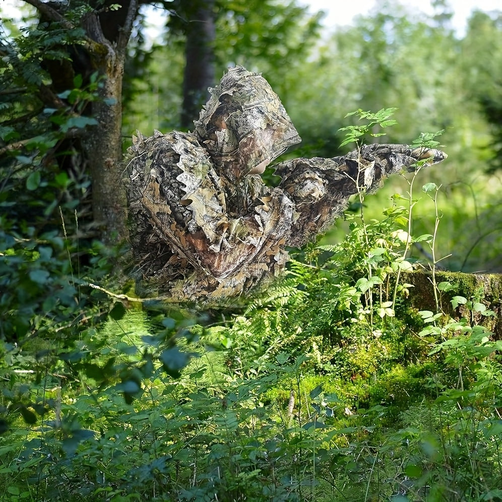 Lightweight 3D Leaf Camo Ghillie Suit for Tactical Hunting and Stealth Activities 2