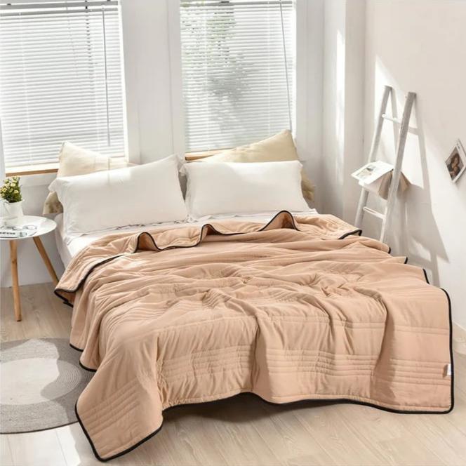 Lightweight Cooling Blanket for Hot Sleepers – Breathable Summer Bed Cover 5