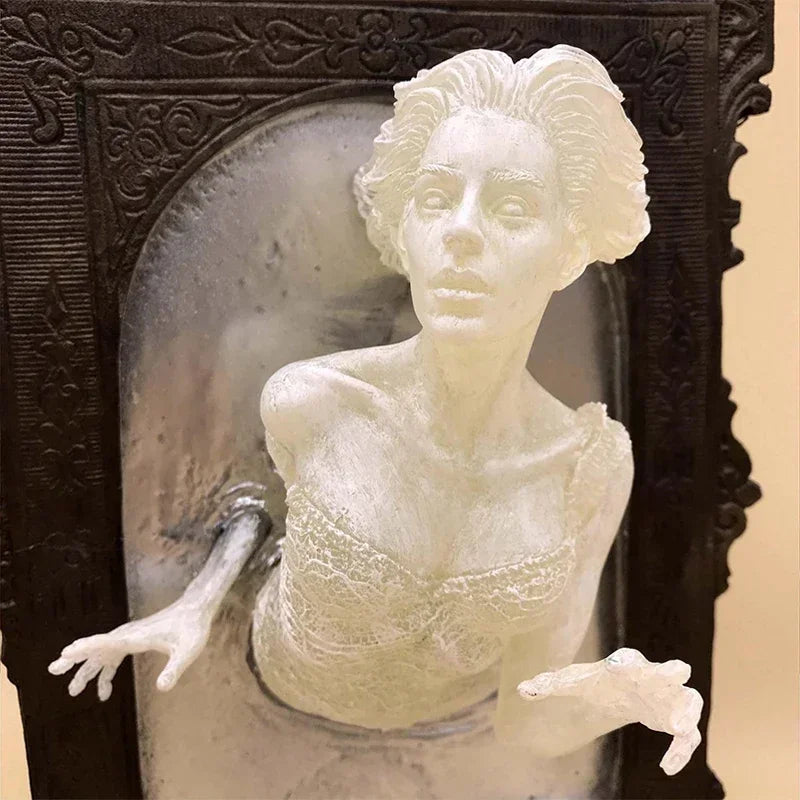 Luminous Devil's Hand Wall Decoration – Gothic Resin Art for Spooky Home Decor – 12x8 Inches, Indoor Accent Piece