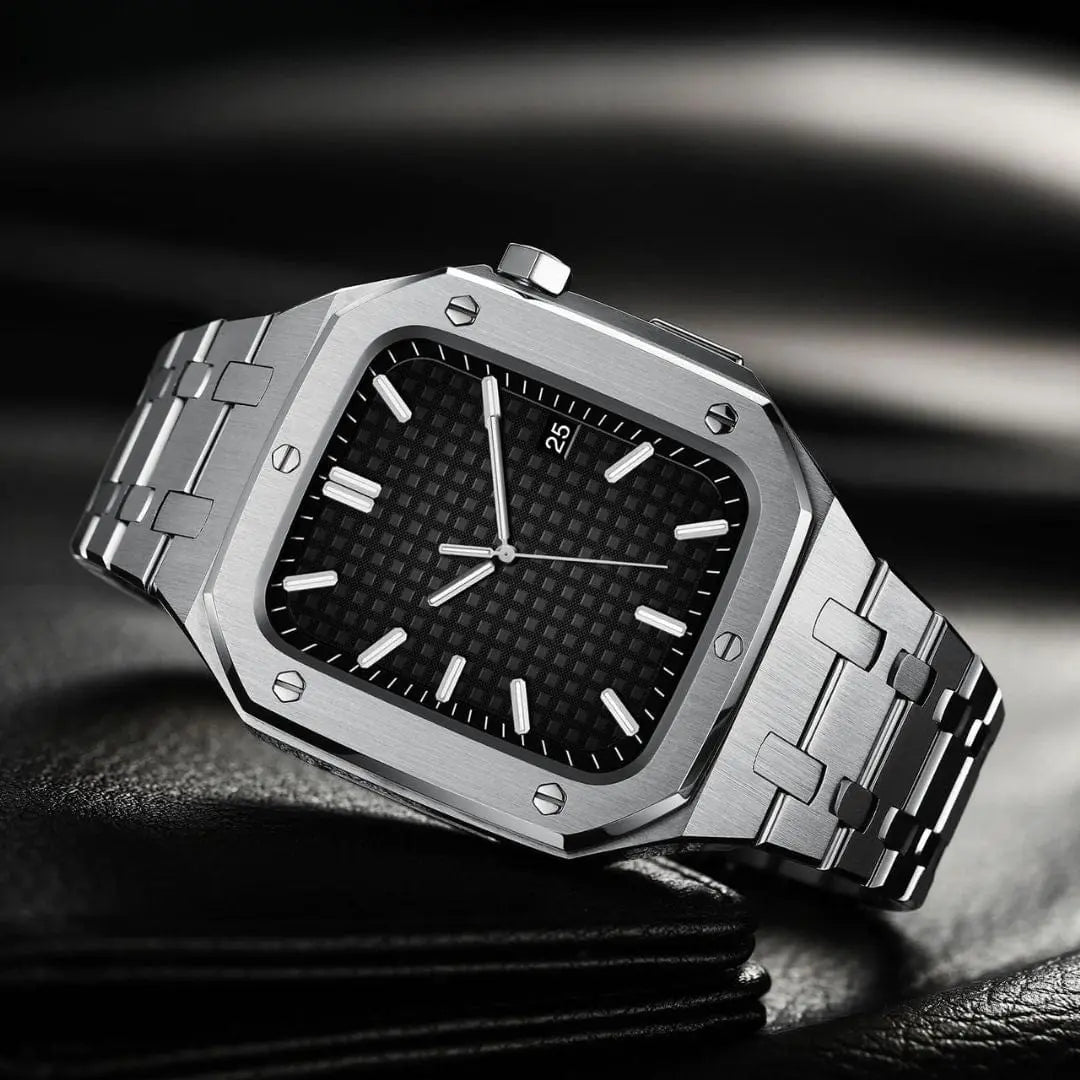 Luxury Stainless Steel Smartwatch Case for Ultimate Protection – Elegant and Durable Design for All Smartwatches 3