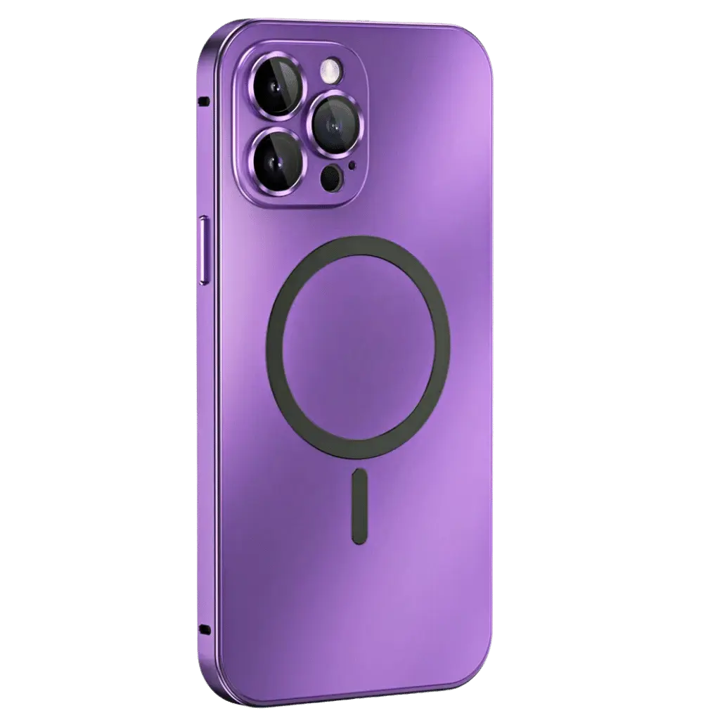 Magnetic Metal Case for iPhone 15 Pro Max – Sleek, Durable, Shockproof Design with MagSafe Compatibility 10
