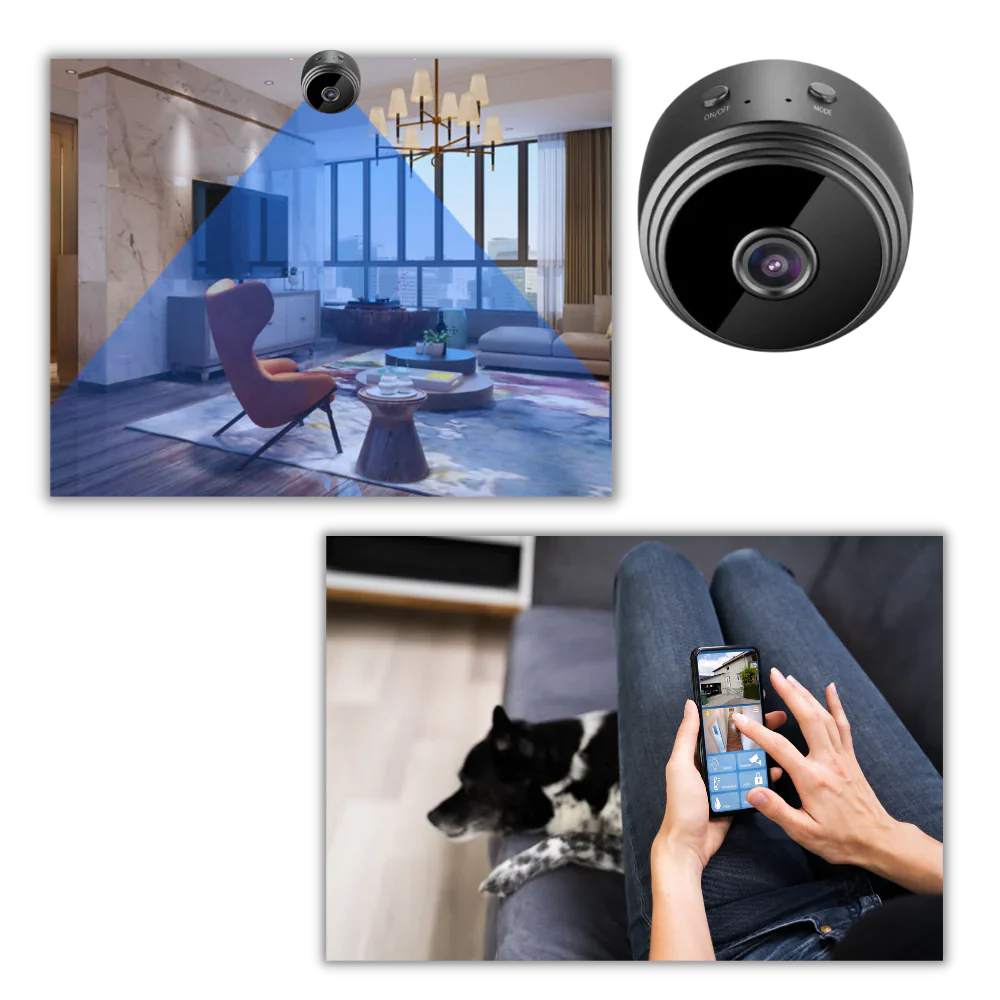 Mini Wireless Surveillance Camera with Night Vision and Motion Detection – Compact 1080P HD Security Camera 1