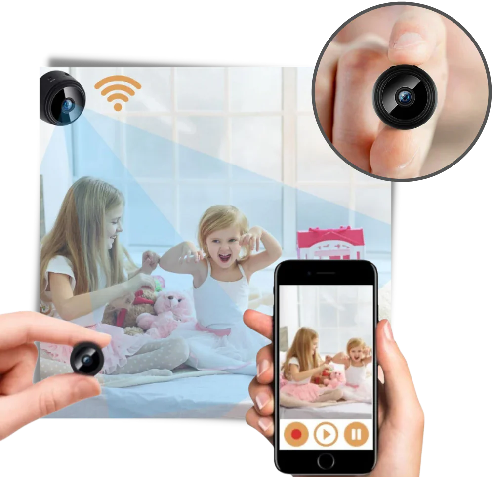 Mini Wireless Surveillance Camera with Night Vision and Motion Detection – Compact 1080P HD Security Camera 5