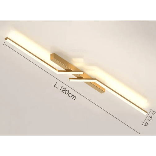 Modern LED Ceiling Light with Adjustable Brightness – Energy-Efficient Linear Design for Home and Office 6