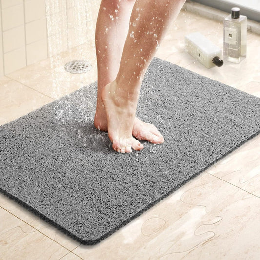 Non-Slip PVC Bath Mat with Quick Dry Surface – Safe and Durable Shower Mat 0