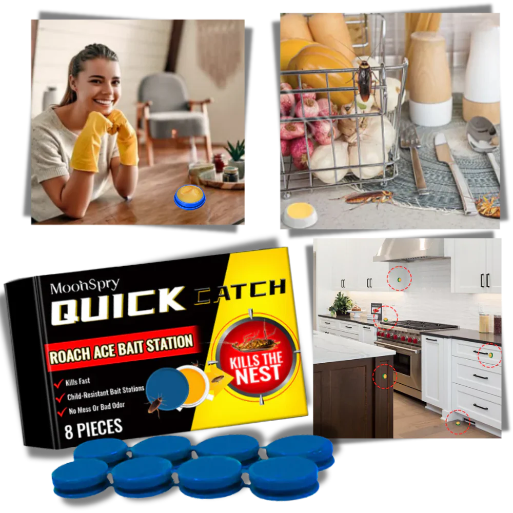 Odorless Cockroach Traps – Effective Gel Bait for Complete Pest Elimination 1