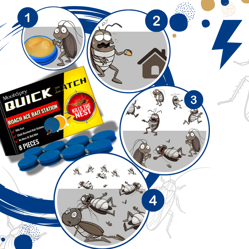 Odorless Cockroach Traps – Effective Gel Bait for Complete Pest Elimination 2