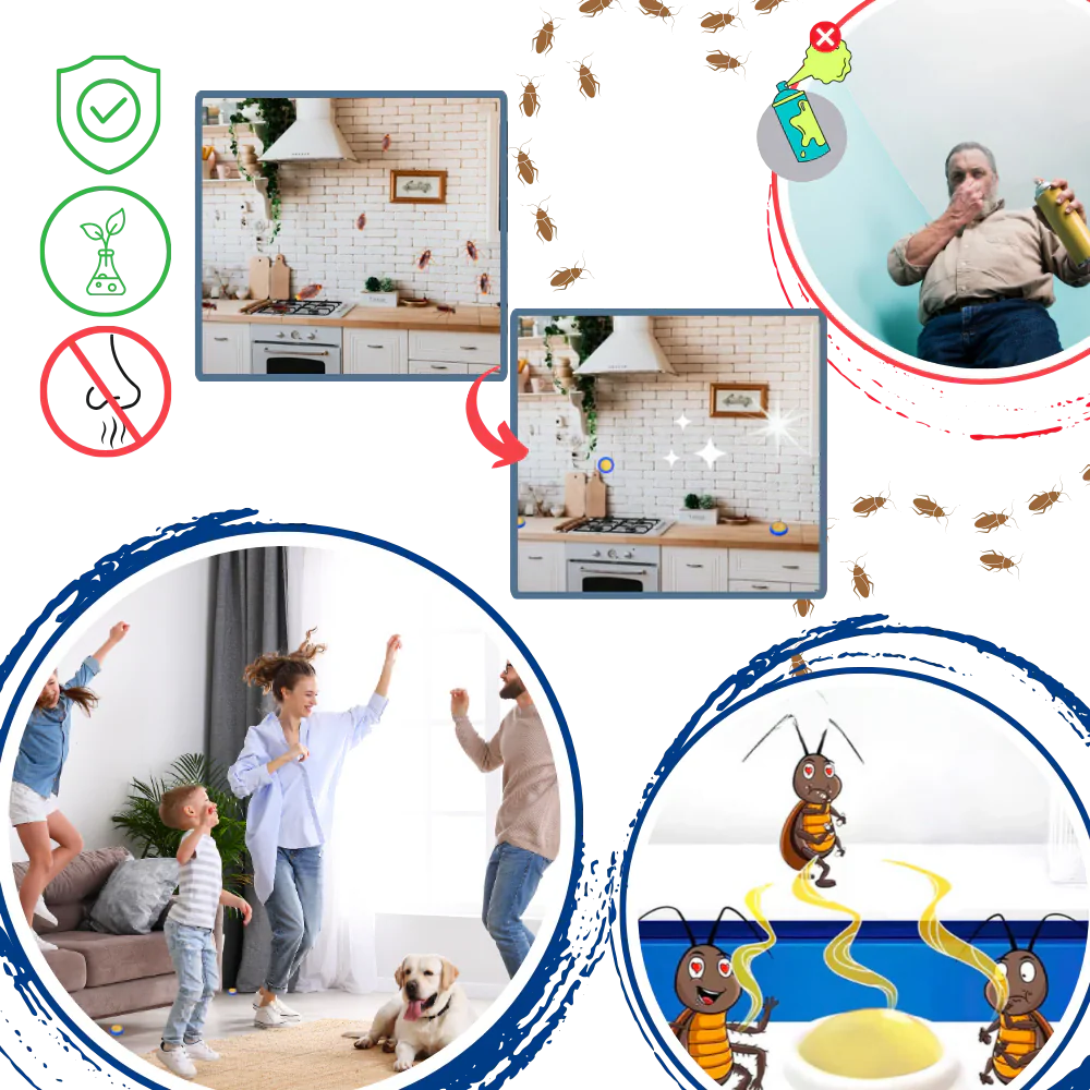 Odorless Cockroach Traps – Effective Gel Bait for Complete Pest Elimination 4