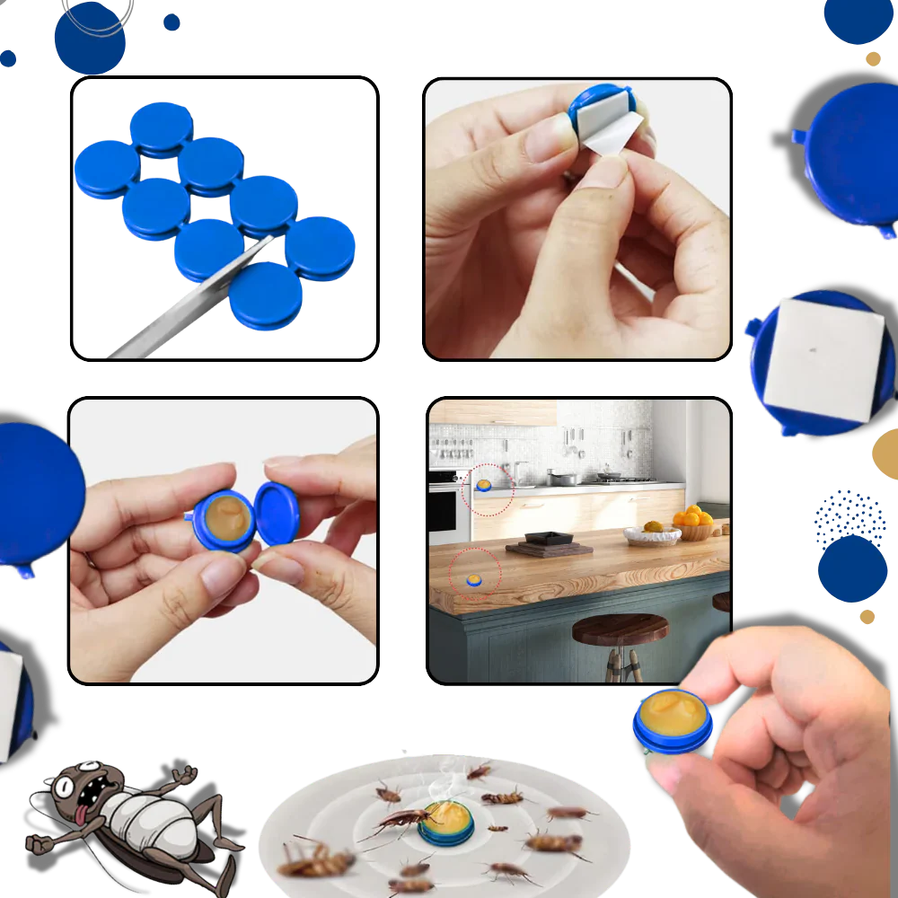 Odorless Cockroach Traps – Effective Gel Bait for Complete Pest Elimination 6