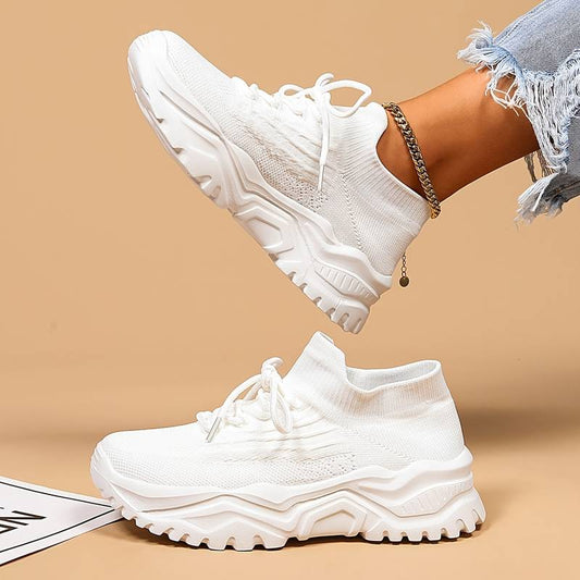 Orthopedic Sneakers with Advanced Cushioning – Comfortable Footwear in White, Black, and Beige for Everyday Wear 1