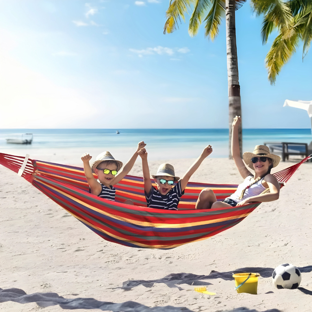 Outdoor Double Hammock Chair for Two – Durable and Comfortable Hanging Seat 1