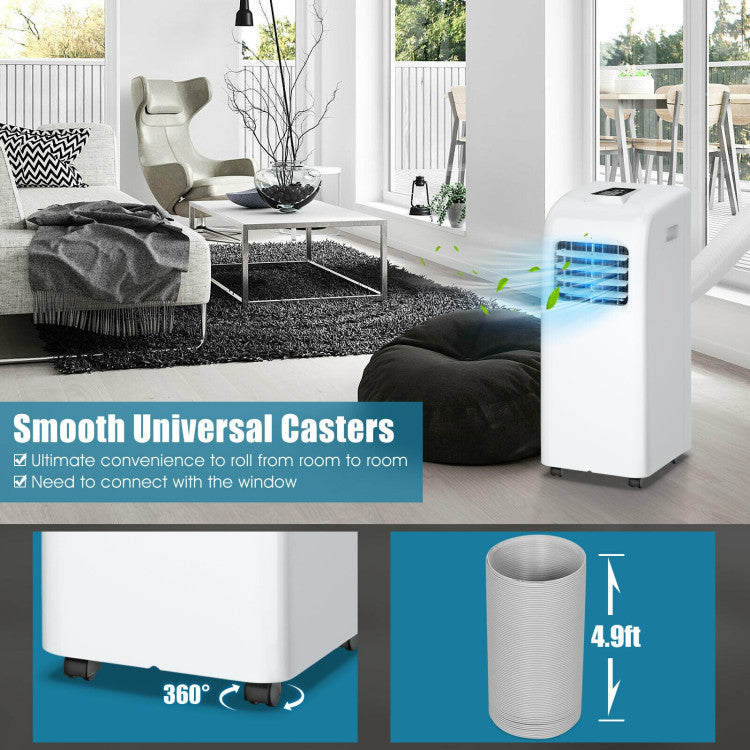 Portable Air Conditioner 8000 BTU with Dehumidifier Mode – Ideal for Bedrooms and Offices 4