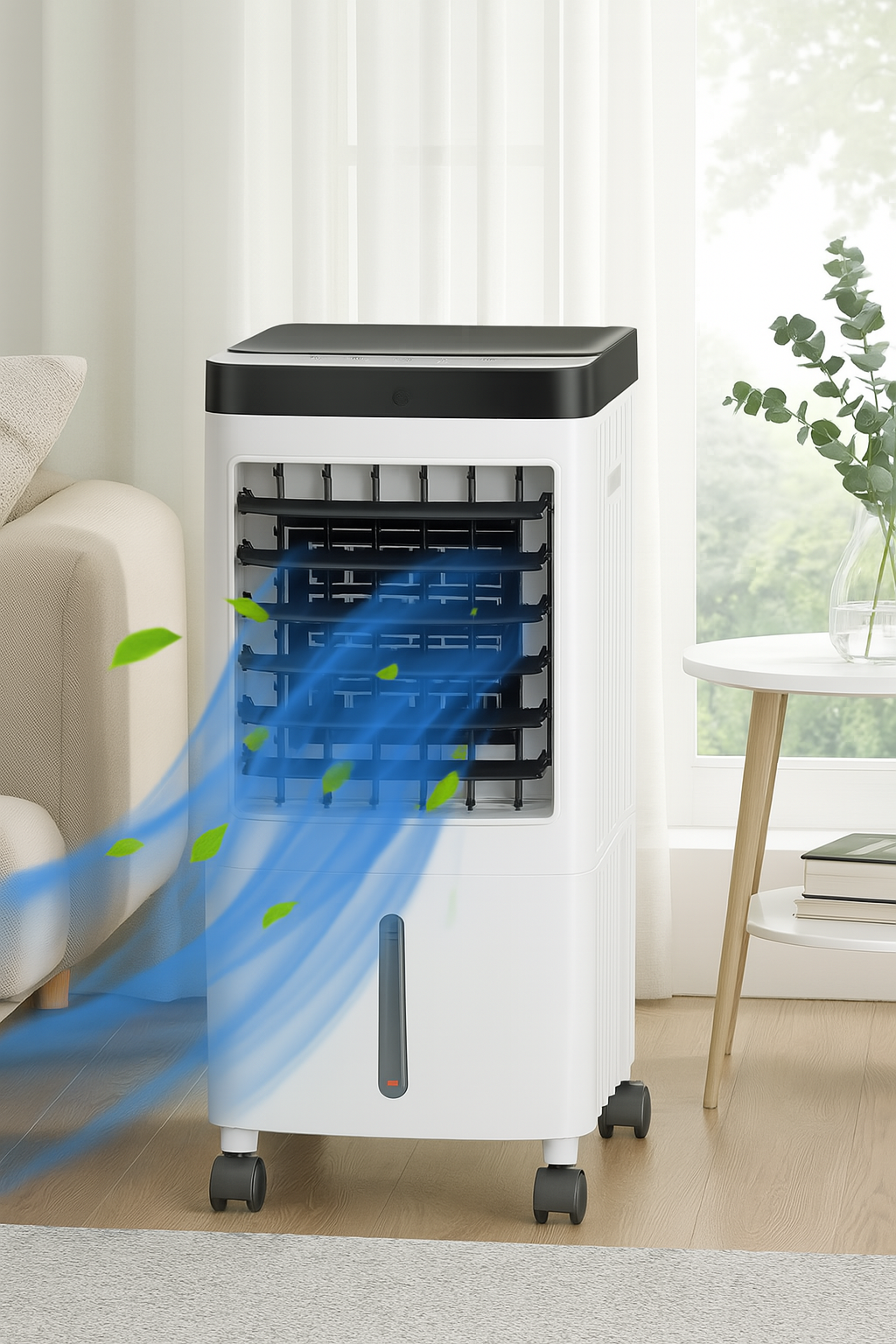 Portable Air Cooler with Remote Control and 6L Water Tank – Energy-Efficient Home Cooling Solution 0