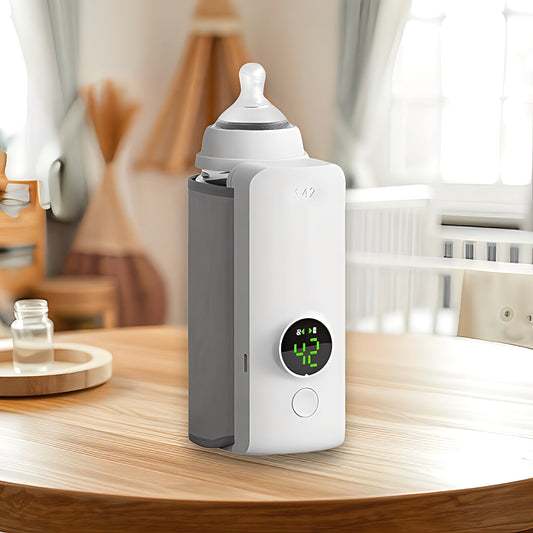 Portable Baby Bottle Warmer with Intelligent Thermostat – Travel-Friendly Milk Heater 0