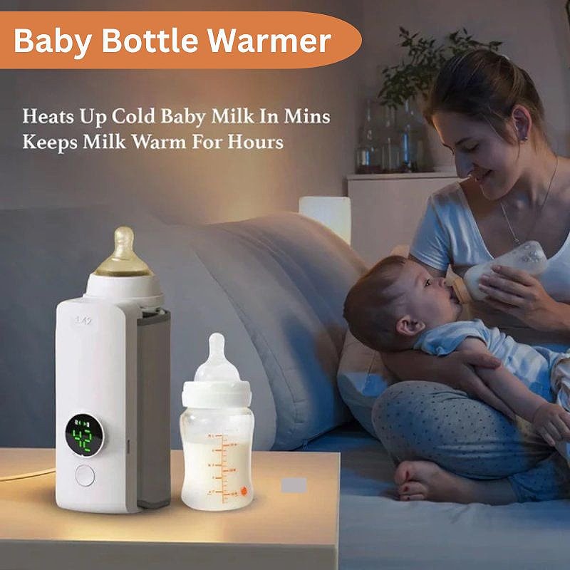 Portable Baby Bottle Warmer with Intelligent Thermostat – Travel-Friendly Milk Heater 2