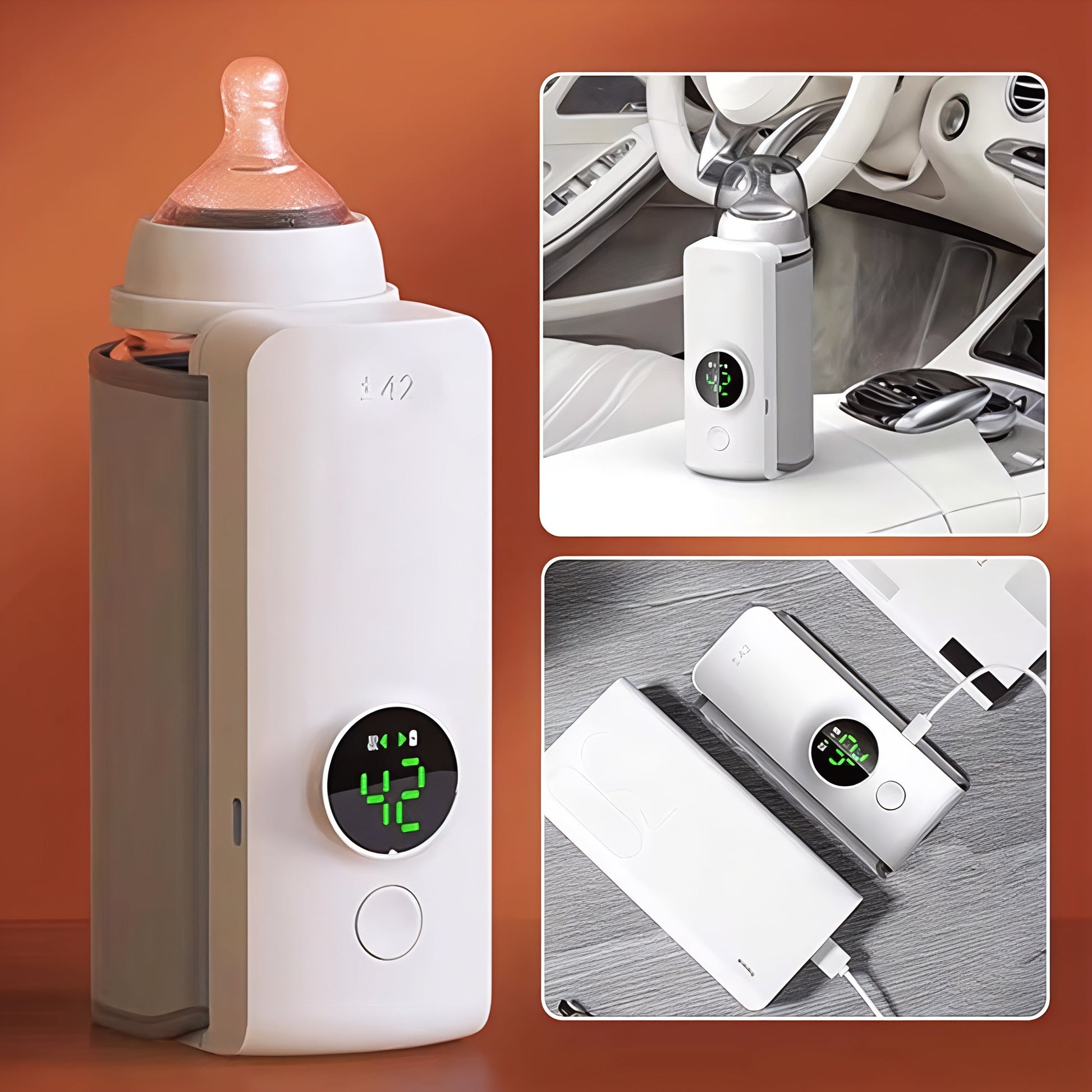 Portable Baby Bottle Warmer with Intelligent Thermostat – Travel-Friendly Milk Heater 5