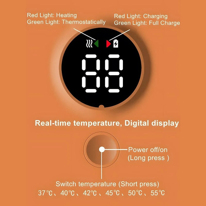 Portable Baby Bottle Warmer with Intelligent Thermostat – Travel-Friendly Milk Heater 6