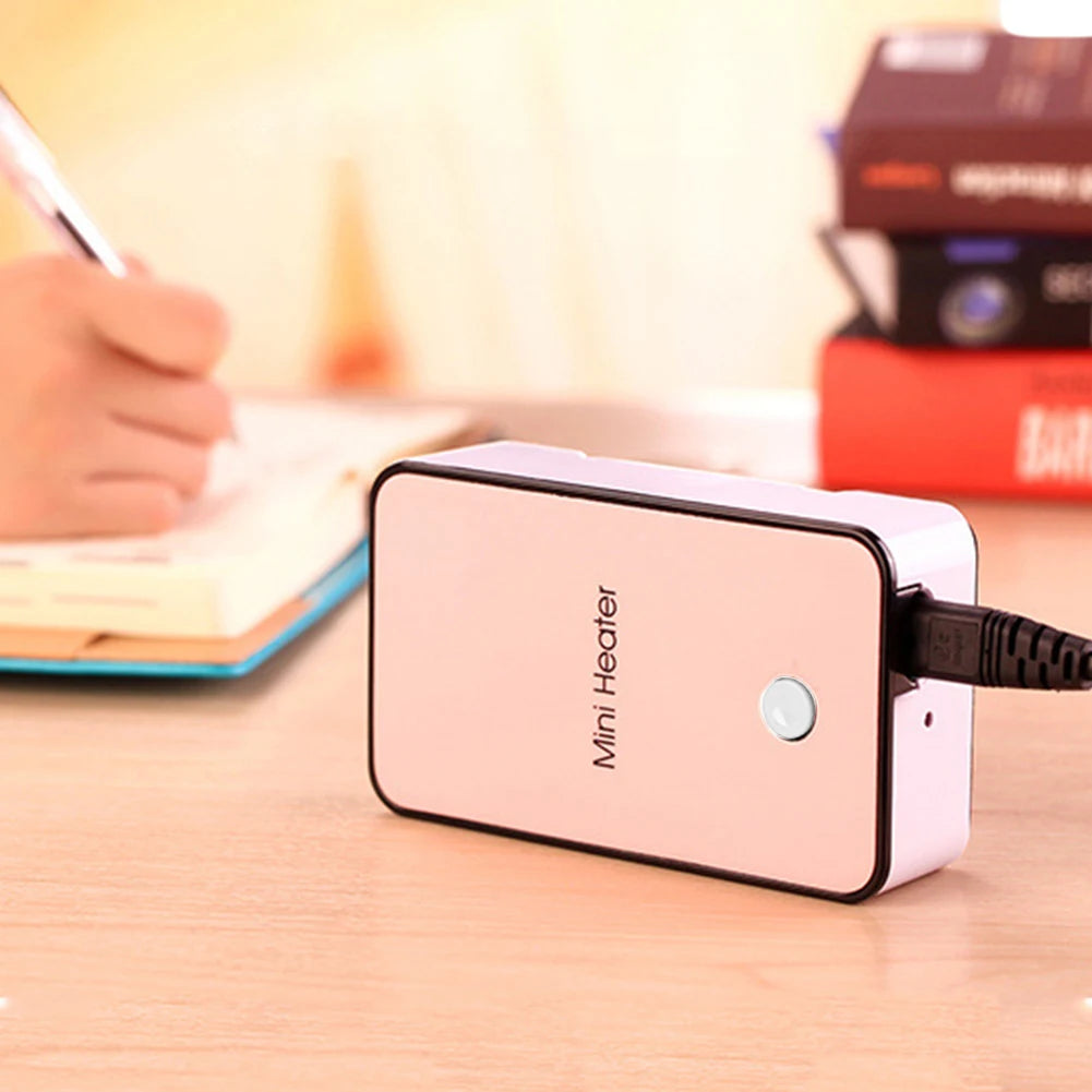 Portable Electric Mini Heater, Small Room Heater with Adjustable Stand for Home and Office – 50W Efficient Warm Air Blower 3