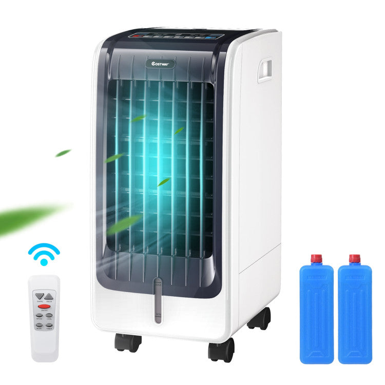 Portable Evaporative Cooler with 3-Speed Fan and 8-Hour Timer – Ideal for Home and Office 3