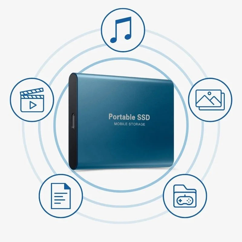 Portable External SSD Drive with High-Speed Data Transfer – 1TB to 16TB Capacity 7