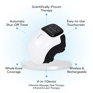 Portable Knee Massager with Heat Therapy for Pain Relief and Joint Recovery 1