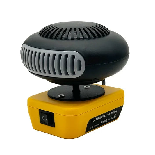 Portable Lithium Electric Air Blower Heater with Dual Mode – Versatile Heat Blower and Blower Fan Compatible with Bosch, DeWalt, Makita, Milwaukee 2