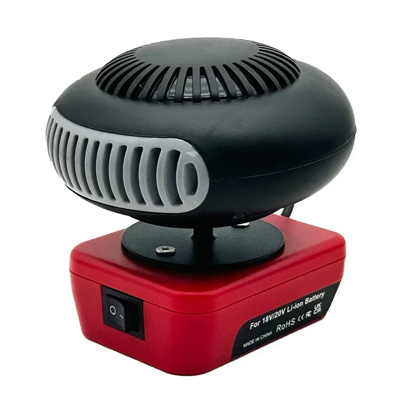 Portable Lithium Electric Air Blower Heater with Dual Mode – Versatile Heat Blower and Blower Fan Compatible with Bosch, DeWalt, Makita, Milwaukee 4