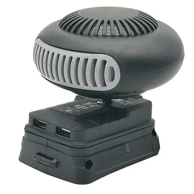 Portable Lithium Electric Air Blower Heater with Dual Mode – Versatile Heat Blower and Blower Fan Compatible with Bosch, DeWalt, Makita, Milwaukee 9