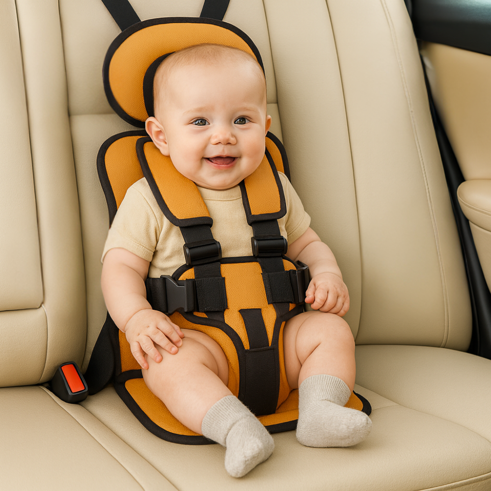 Portable Slim Compact Child Booster Seat with 5-Point Safety Harness for Travel 6