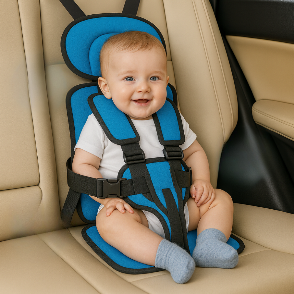 Portable Slim Compact Child Booster Seat with 5-Point Safety Harness for Travel 7
