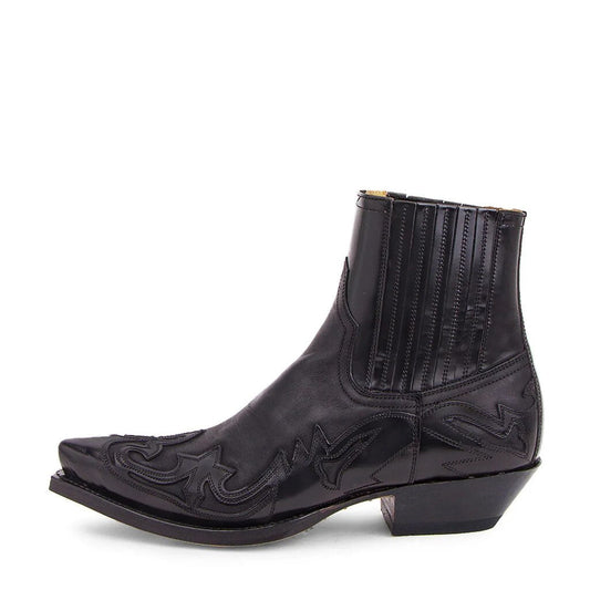 Premium Leather Cowboy Boots with Embroidery – Unisex Western Footwear for Men and Women 0