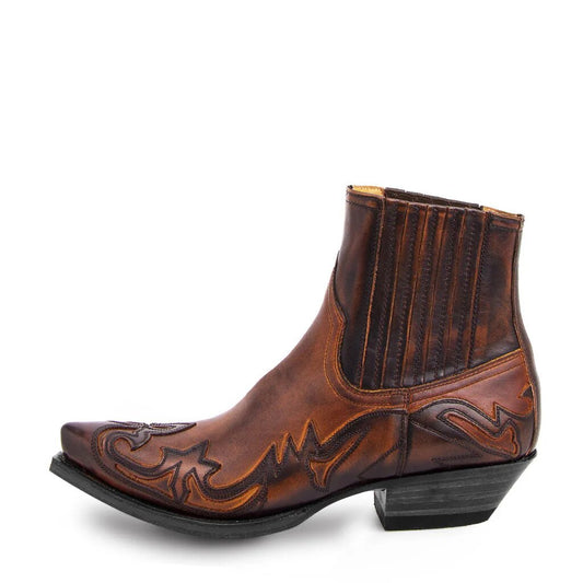 Premium Leather Cowboy Boots with Embroidery – Unisex Western Footwear for Men and Women 1