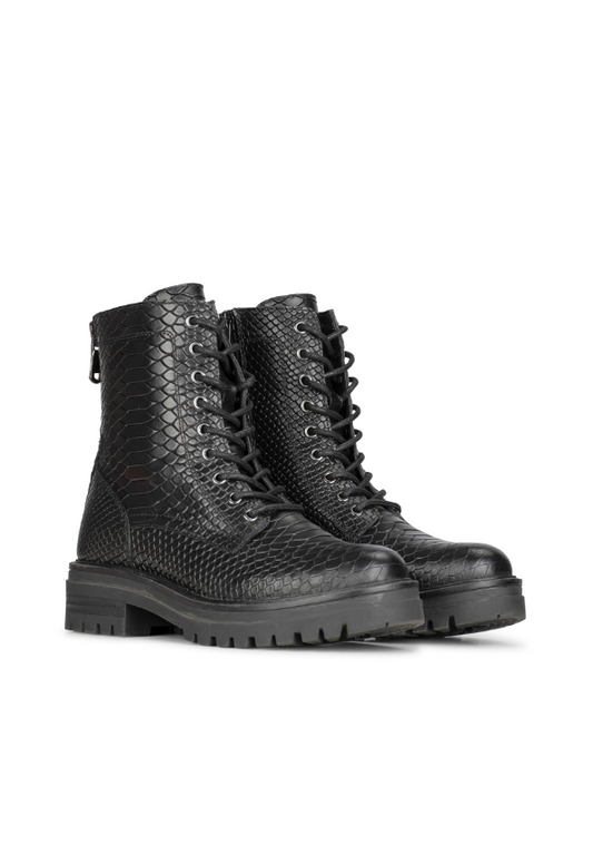 Python Print Lace-Up Shoes for Women – Stylish Casual Footwear for Everyday Wear 0