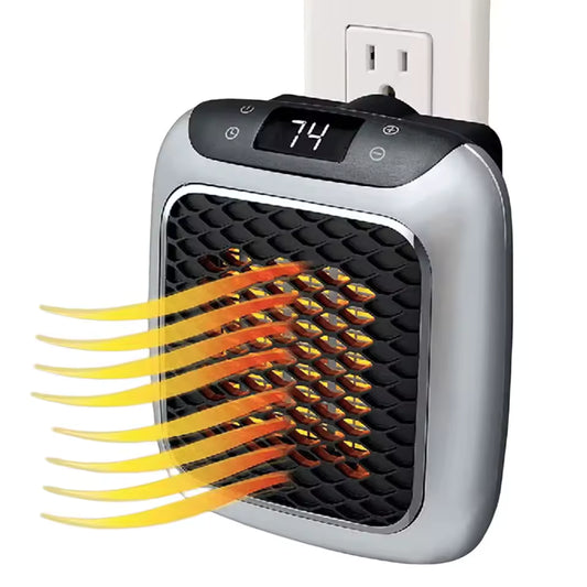 Mini Electric Wall-Mounted Heater with Adjustable Thermostat – Low Noise Portable Heating Solution