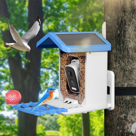 Smart Wireless Bird Feeder Camera with Solar Power and Night Vision 0