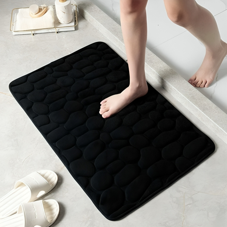 Soft Non-Slip Bath Mat with Quick-Dry Fabric – Comfortable Bathroom Rug 4